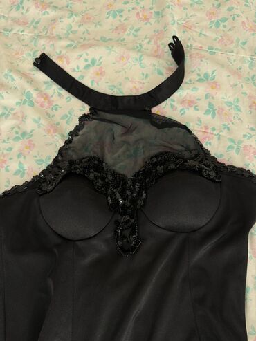 lepršave haljine: M (EU 38), color - Black, Evening, With the straps