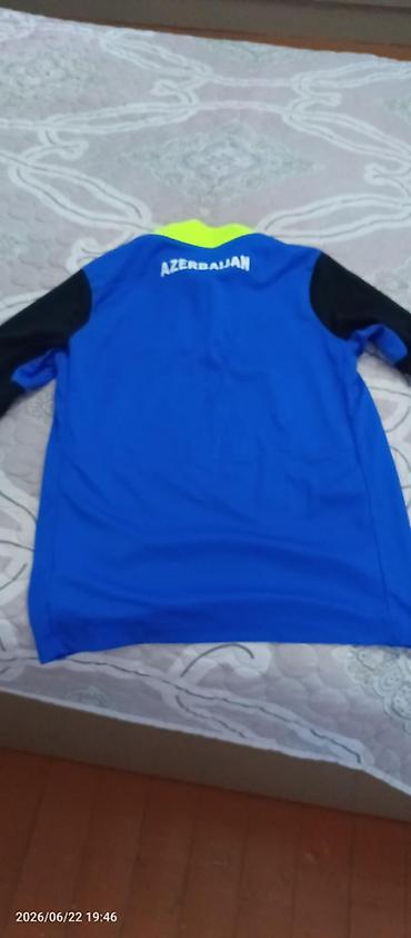 Kişi geyimləri: Polo köynək, Nike, M, rəng - Mavi — 1
