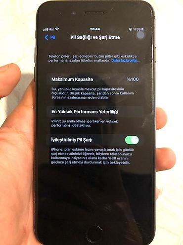 Apple iPhone: IPhone 8 Plus, 64 GB, Qara, Barmaq izi — 8