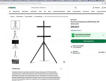 Aksesoari za TV i video: Stojeći stalak za TV – tripod dizajn - Moderan tripod stalak za ravne — 12