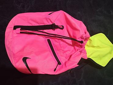 Çantalar: “Nike çəhrayı bel çantası. İplə büzülən modeldir, əlavə zamoklu cibi — 3