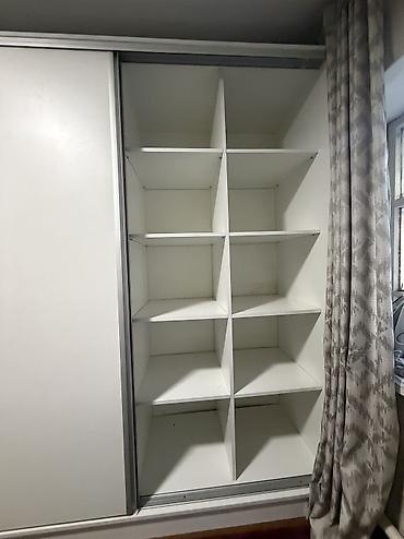 silver kitchen: Шифоньер, шкаф для одежды, Б/у, Прямой — 3