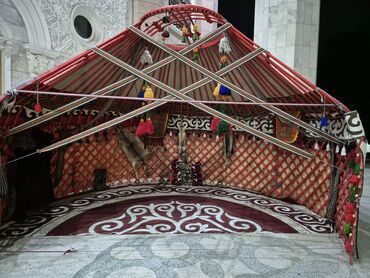 Аренда юрт: Аренда юрты, Каркас Деревянный, 85 баш, С полом — 2