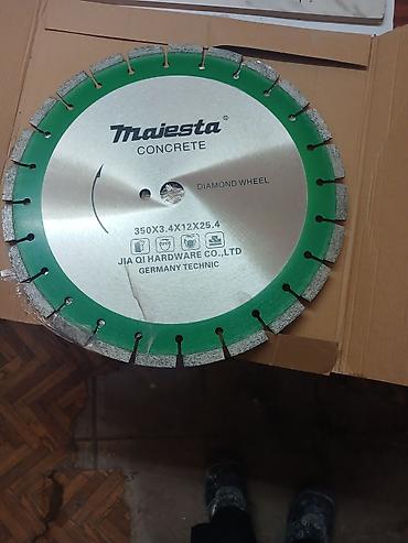 Kəsici disklər: Majesta Concrete – Almaz kəsici disk - Növ: Diamond Wheel (almaz — 1