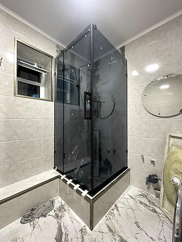 Душевые перегородки и ограждения: Душевые кабины в Бишкеке душевая перегородка стеклянные — 7