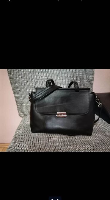 armani exchange torbe: Shoulder bag, Material: Leather