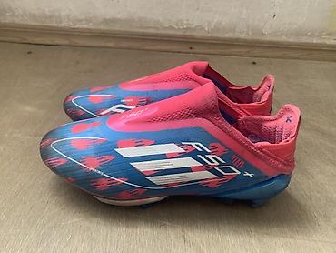 Kişi ayaqqabıları: Adidas F50+ krampon – bağsız, razmer 38 hec bir ciriqi falan yoxdur — 1