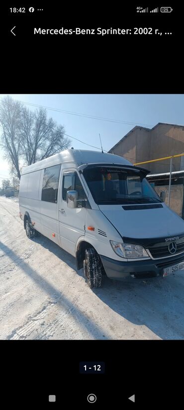 вентилятор на мерс: Mercedes-Benz Sprinter: 2002 г., 2.7 л, Механика, Дизель, Бус