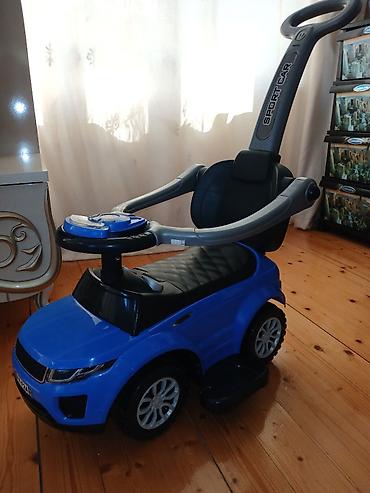 mini atv: Uşaq üçün itələmə və minik maşını – mavi rəng Xüsusiyyətlər: - Dəstək — 5