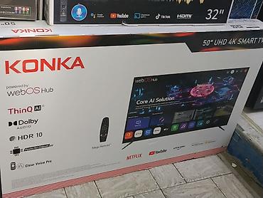 Смарт‑телевизор KONKA 50" UHD 4K - Платформа: webOS Hub с поддержкой