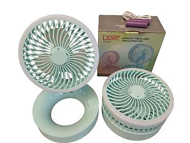 vintilyatır: LED işıqlı masaüstü sərinkeş CXSYL SL-F6001 20sm . ❄️ Sərinlik artıq — 7
