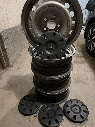 Дөңгөлөктөр монтажда R 16, All-season, Колдонулган, Комплект, Жүк ташуучу унаалар/Автобустар, Темир, тешиктери - 5 — 2