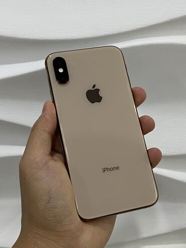 Apple iPhone: IPhone Xs, Б/у, 256 ГБ, Золотой, Чехол, 77 %