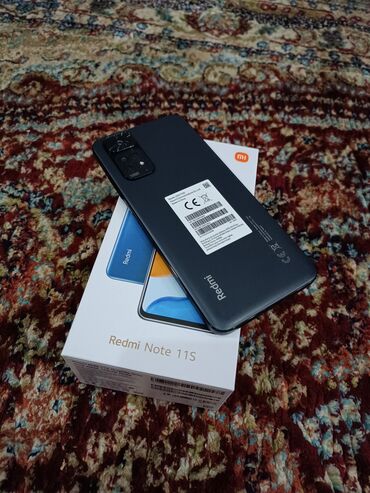 Xiaomi, Redmi Note 11S, Новый, 128 ГБ, цвет - Черный, 2 SIM