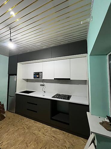 Кухонные гарнитуры: Кухонный гарнитур, цвет - Серый — 10