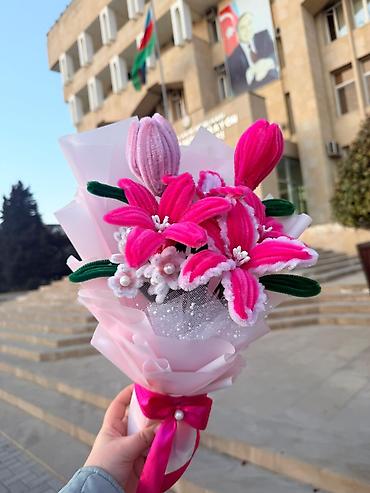 gül adları: Əl işi solmayan gül buketi — 2