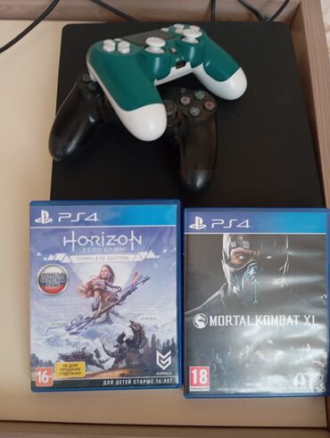 plestation 4: 1tb.fifa23.mortal kombat xl.horizon.2pultnan qiymət 700 manat .bir