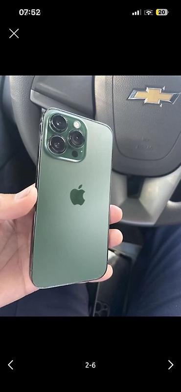 бу iphone 11: IPhone 13 Pro, цвет Alpine Green (зелёный). Телефон в идеале, 83% — 1