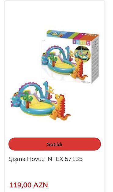 gitara temiri: INTEX 57135 Dinoland Play Center uşaqlar üçün nəzərdə tutulmuş — 4