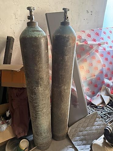 Промышленный газовый баллон, Наполнение: Пустой, Объем баллона: 40 л, Применение: Сварка и резка, Б/у