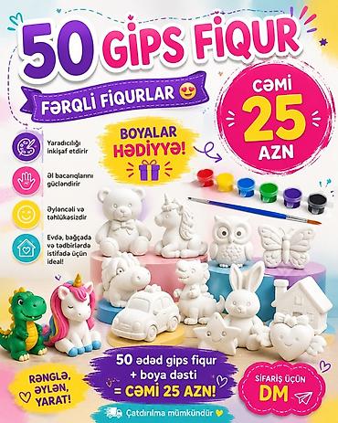 sukan oyunu: Yaradıcı Masterklasslar və Gips Fiqur Dəstləri 1) Yaradıcı — 3