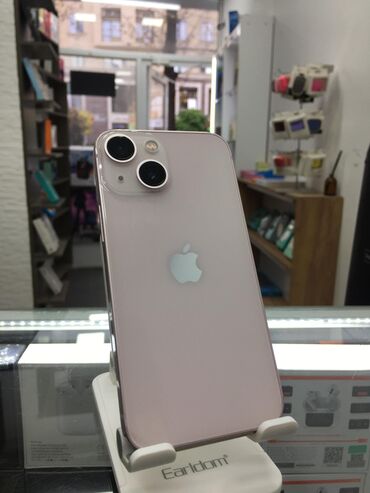 дисплей на айфон 6: IPhone 13 mini, Колдонулган, 256 ГБ, Күлгүн, Кулакчындар, Заряддоочу түзүлүш, Коргоочу айнек, 100 %