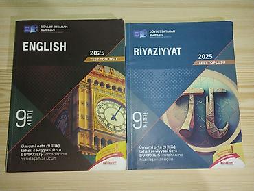 Testlər: Yazısız və səliqəlidirlər. 9-cu sinif riyaziyyat və ingilis dili — 1