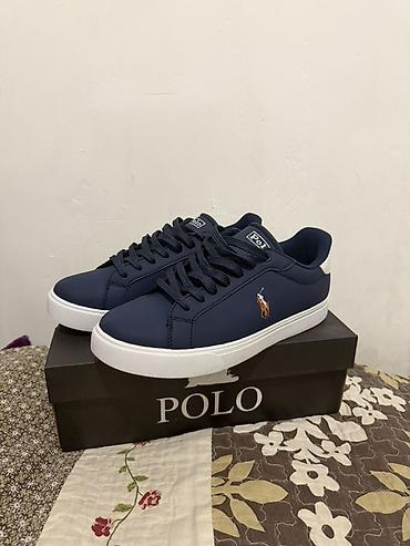 Мужские кроссовки, 41, Polo Ralph Lauren, Новый, цвет - Синий