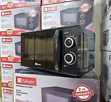Mikrodalğalı sobalar: Mikrodalğalı soba Silver, Ayrıca dayanan, Mikrodalğalar ilə, rəng - Qara, Yeni — 6