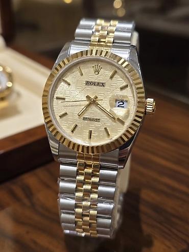saat alan: Yeni, Qol saatı, Rolex, rəng - Qızılı — 2