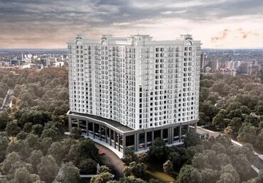 готовые квартиры в рассрочку в бишкеке 2023 год: Строится, Элитка, 1 комната, 61 м²
