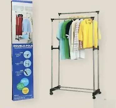 garderobni ormar: Dupli stalak za odeću 👕👗👔 ✅ Pruža dovoljno prostora za odlaganje — 1