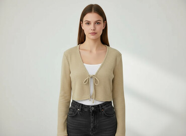 kamizelka damska massimo dutti: Women`s knitwear, size S