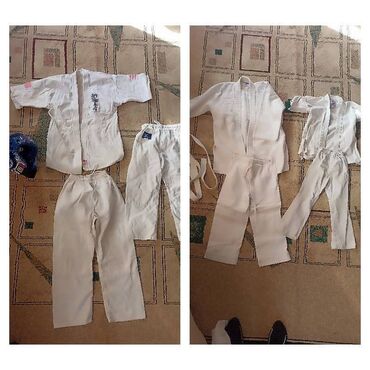 форму для таэквондо: Продаю детское кимано для карате два комплекта со шлемом цена 1500 сом