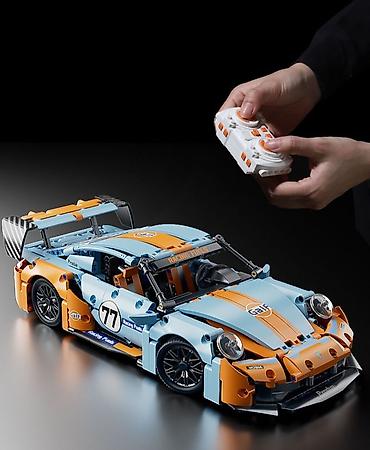 машина пулт: Конструкто Porshe в масштабе 1:14 1200 деталей 🔥 с Led освещением — 2