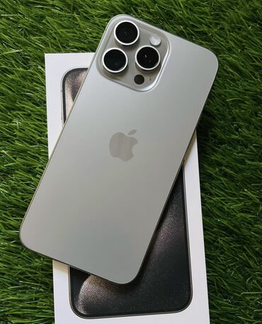 Apple iPhone: IPhone 15 Pro Max, Б/у, 1 ТБ, Зарядное устройство, Защитное стекло, Кабель, 100 %