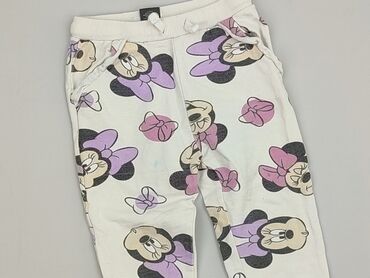 tanie kurtki zimowe dla dziewczynek: Sweatpants, Disney, 1.5-2 years, 92, condition - Very good