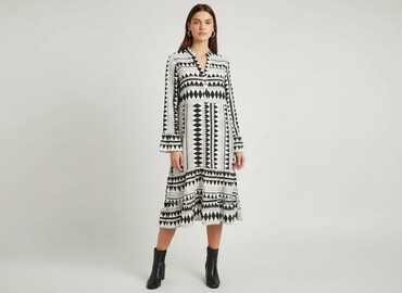 sukienki z przekładanym dekoltem: Sukienka damska, rozmiar S