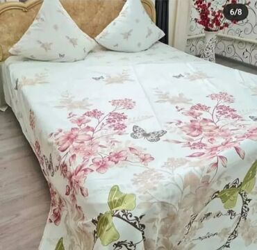 Комплекты постельного белья: Постельное бельё 100% хлопок, постельное бельё, наволочки, подушки — 23