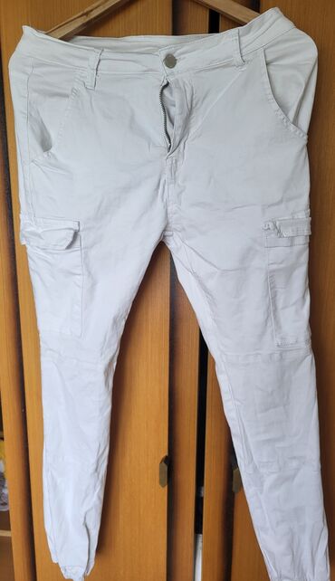 džeparke pantalone: M (EU 38), Visok struk, Drugi kroj pantalona