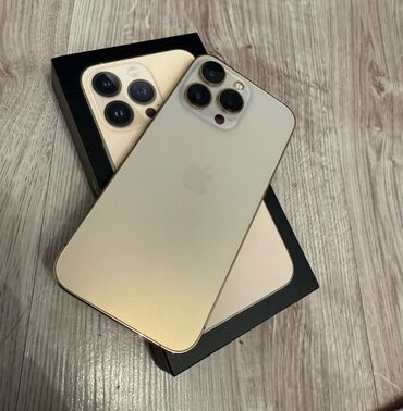 Apple iPhone: IPhone 13 Pro, 256 GB, Desert Titanium, Zəmanət, Simsiz şarj, Face ID