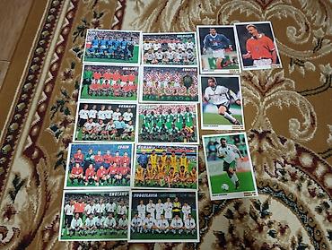 gitara sekilleri: Futbol kolleksiya kartları dəsti - Mövzu: Dünya Kuboku dönəmi futbol — 1