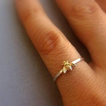 старинное кольцо: Кольцо Пчелка, размер 10 - наш 20
