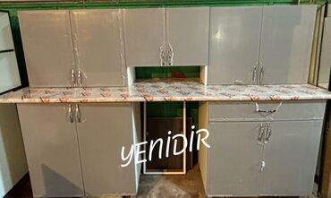 Mətbəx mebeli: *MƏTBƏX mebeli YENİDİR:-TƏCİLİ SATILIR*‼️ QİYMƏT:-270₼ ÖLÇÜ:-2.25