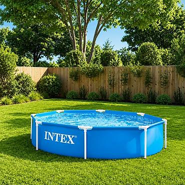 1828: Каркасный бассейн Intex 244х51 см Купить в Бишкеке Каркасный бассейн — 5