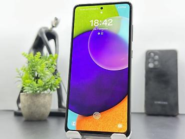 Samsung: Samsung Galaxy A52, Б/у, 256 ГБ, цвет - Черный, 2 SIM — 4