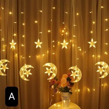 Yolka işıqları: İşıqlar Ulduz işıqlar Şekilleri çevirerek formalara ve ölçüsüne baxa — 7