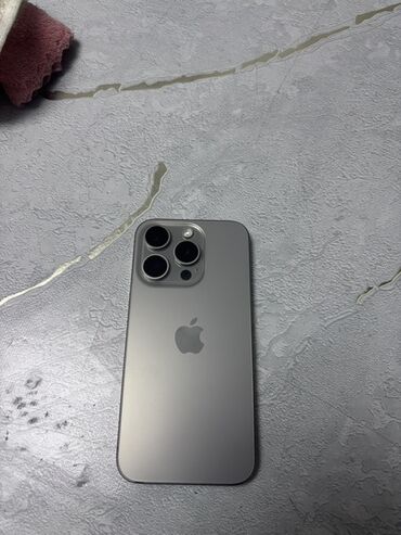 ноутбуки для программистов: IPhone 15 Pro, 256 ГБ, Natural Titanium, Коргоочу айнек, Каптама, 89 %