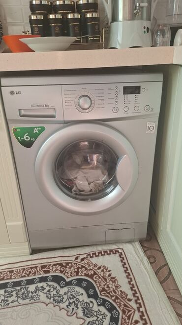 оверлок купить в баку: Стиральная машина LG, 6 кг, Б/у, Автомат, Есть сушка, Самовывоз