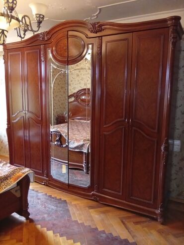 барби шкаф для одежды: Açılan, 6 qapı Düz dolab, Qarderob, paltar dolabı